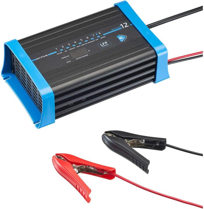 Produktbild Ective 12A 12V Lithium-Batterieladegerät Multiload 12 LFP 8-Stufen für LiFePO4-Batterien (12V, 12 A)