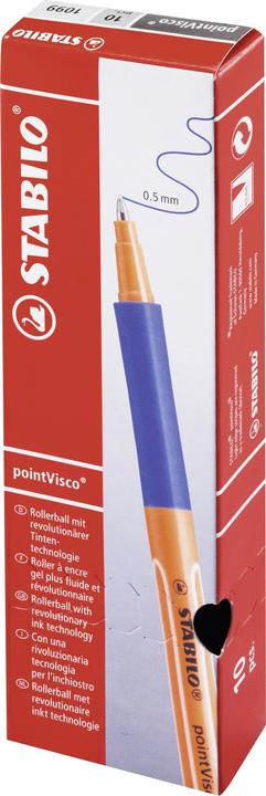 Actual product image STABILO pointVisco rollerball (Red, 10 x)