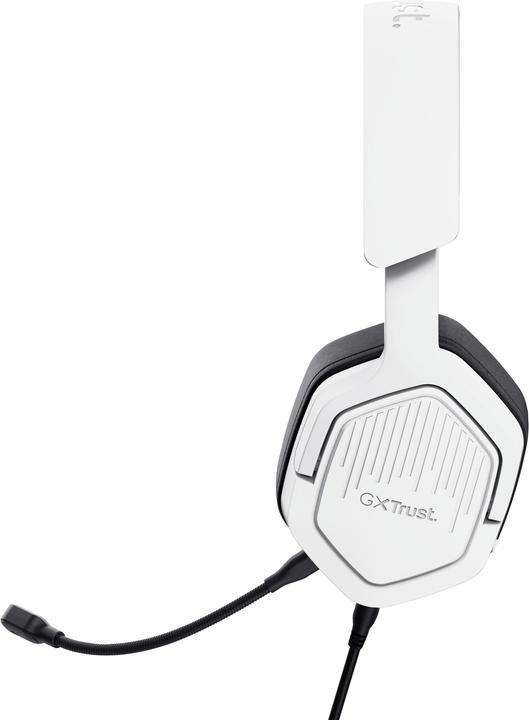 Image du produit Trust Gxt492w Casque Carus Blanc (Filaire)