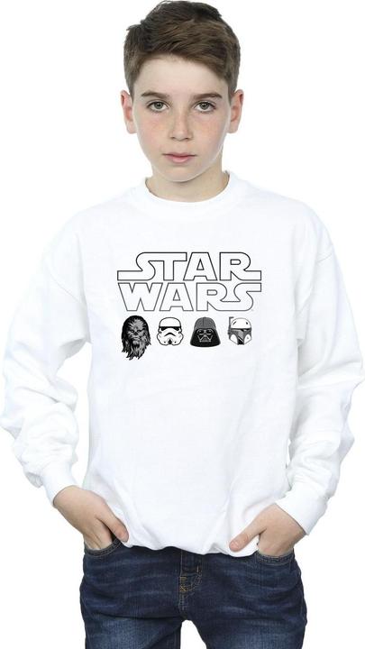 Image du produit Star Wars - Sweat CHARACTER HEADS - Garçon (140, 146)