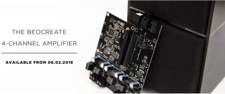 Actual product image HiFiBerry Sound Card HiFi Berry Beocreate 4 Channel Amplifier
