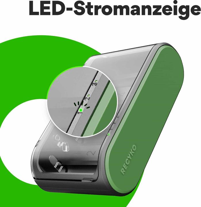 Produktbild GP Batteries Battery Recharger (1 Stk., AA, AAA, C, D, Ladegerät inkl. Akku)