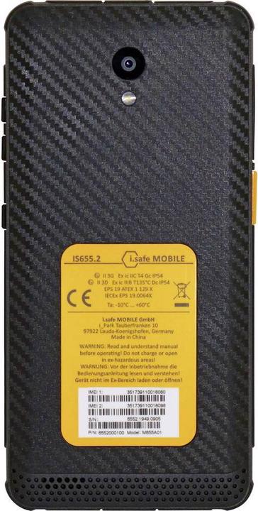 Image du produit I.safe Mobile IS655.2 (32 Go, Noir, 5.50", Double SIM, 13 Mpx, 4G)