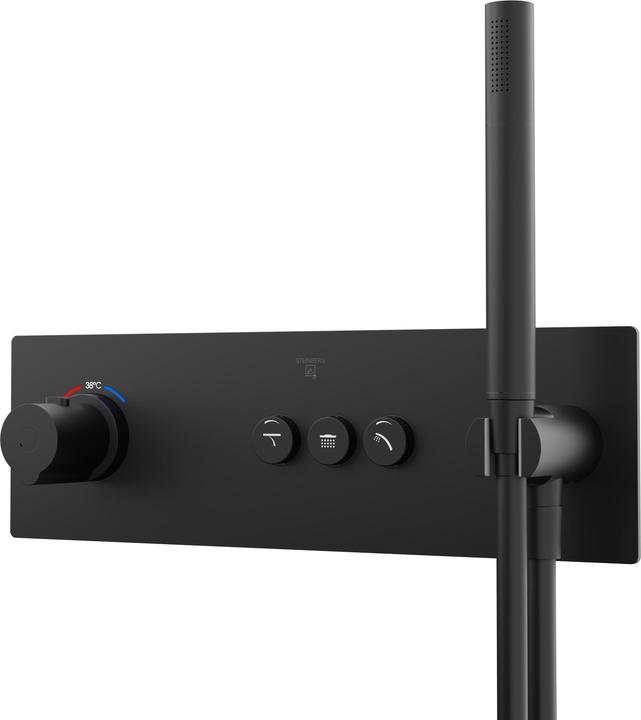 Actual product image Steinberg Series 390 shower / bath faucet, concealed thermostat, incl. bar hand shower, shower hose