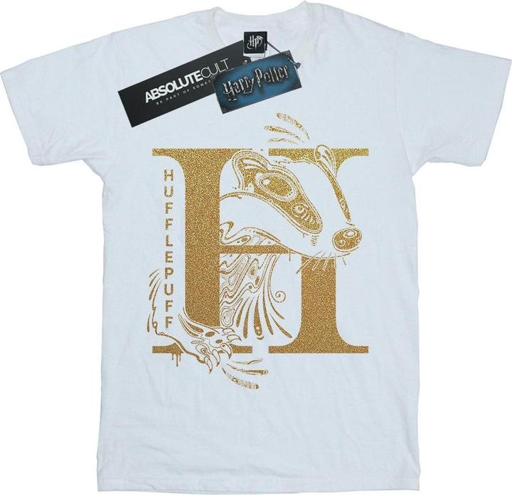 Hufflepuff Glitter TShirt Mädchen