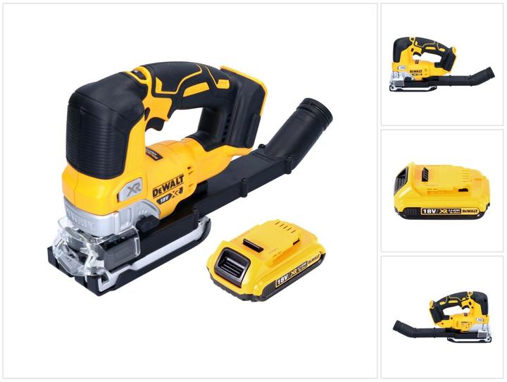 DeWalt DCS 334 N Battery pendulum action jigsaw 18 V Brushless + 1x battery 2.0 Ah - without charger