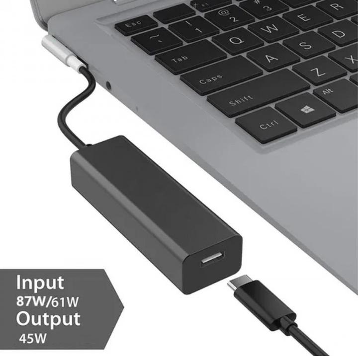 Actual product image PowerGuard USB-C MagSafe Adapter Converter L-Style (45W)