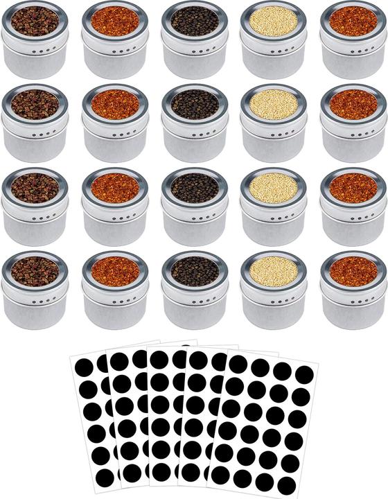 Produktbild Tebery Gewürzdosen Set (Kräuter, Diverse Gewürze)