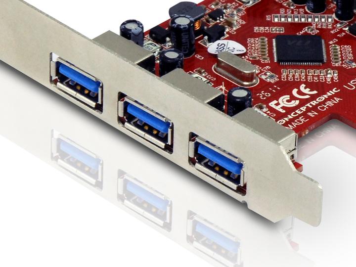 Produktbild Conceptronic 4 x USB 3.0, PCI