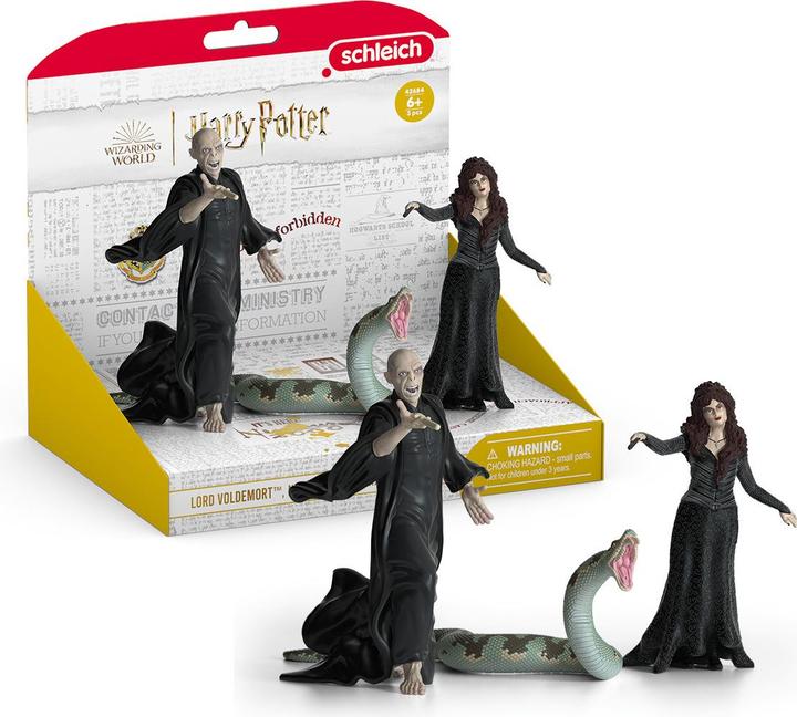 Actual product image Schleich Lord Voldemort™, Nagini & Bellatrix Lestrange