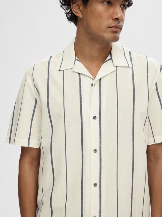 Actual product image Slhrelaxnew-Linen Shirt Ss Resort (XXL)