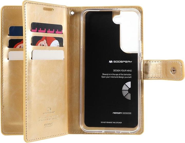 Immagine prodotto Galaxy S22 - Mansoor Wallet Case Cover oro