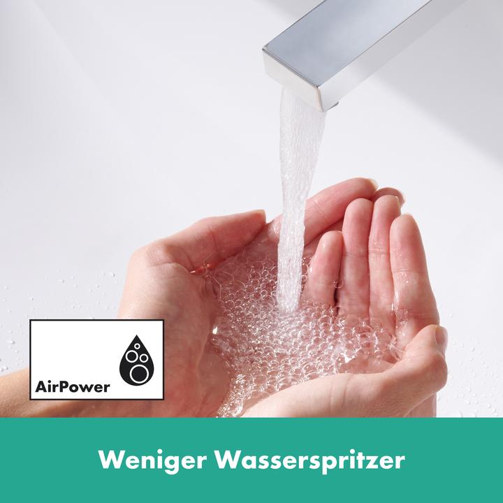 Actual product image hansgrohe Tecturis E 2-gats wastafelkraan 150 CoolStart met waste chroom
