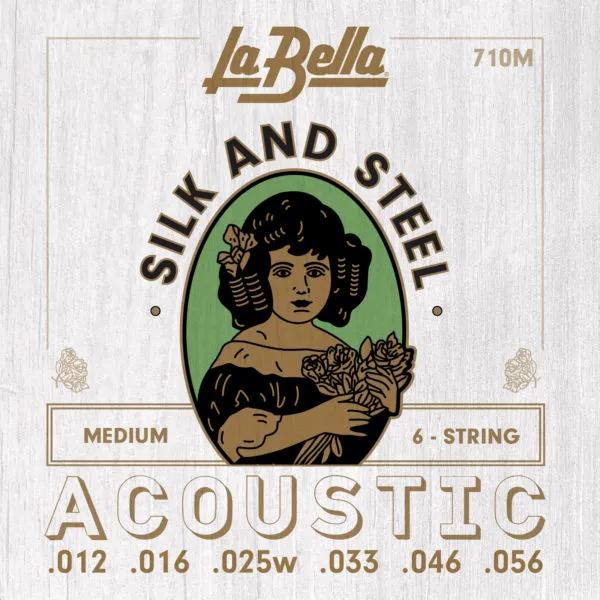 Produktbild La Bella 710M Silk & Steel Med. 012/056 (6 x, Gitarre, 0.01")