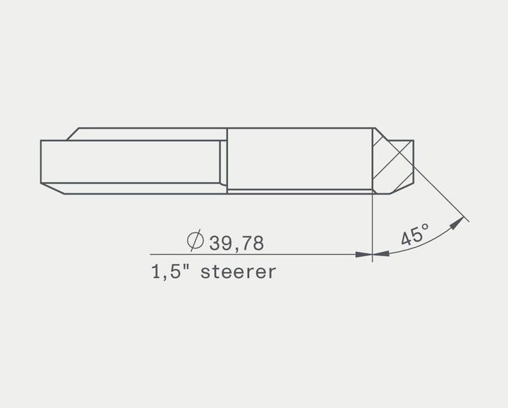 Produktbild Acros Gabelkonus 1.5' für zs56 blocklock 150°
