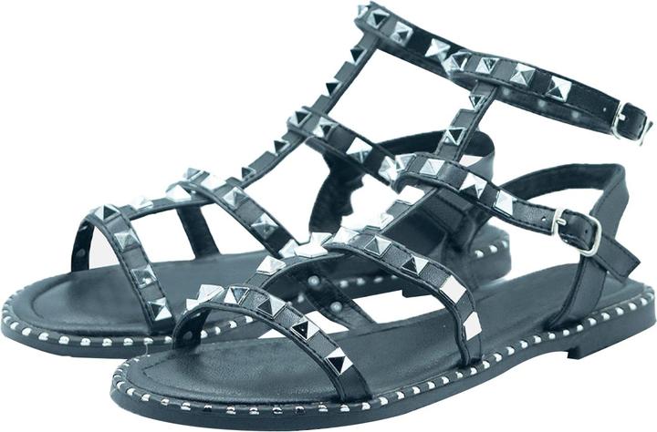 Where's That From Gladiatorensandalen Natalia Mit Stollen PU