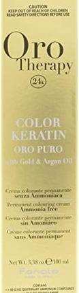 Fanola Color Keratin Oro Puro 7/34 Rubio Dorado Cobre 100ml (7.34 Mittelblond Gold Kupfer)
