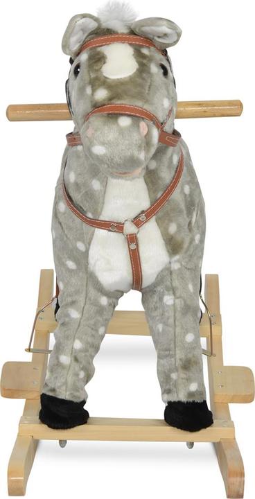 Actual product image Moni Plush rocking horse Spotty
