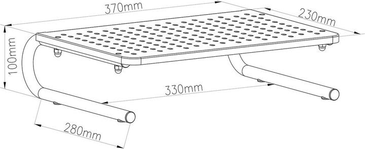 Image du produit Maclean Support pour écran/ordinateur portable 13-32 MC-948 Charge maximale : 20 kg (3423.23")