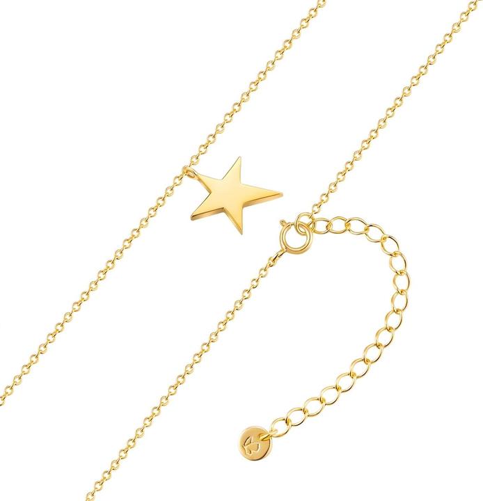 Produktbild Glanzstücke München Damen Kette Stern Sterling Silber - 34478 (Sterling Silber, 40 - 45 cm)