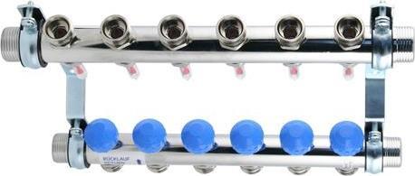 Produktbild Watts Manifold 6 kredse m/flowmeter
