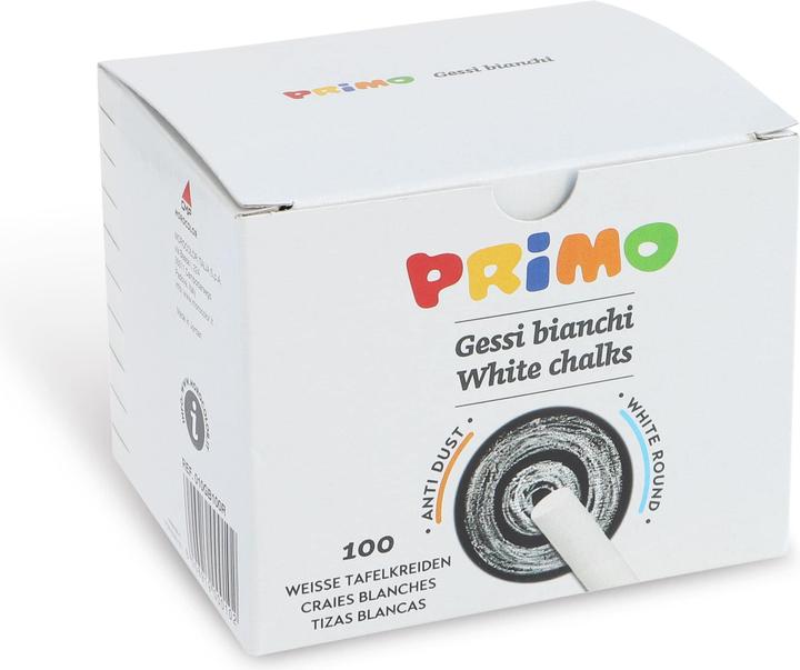 Image du produit Primo Craies sans poussière (Blanc, 100 x)