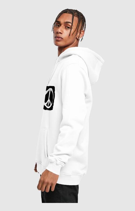 Produktbild Merchcode Peace - Double Peace White Heavy Hoody - 161365 (L)