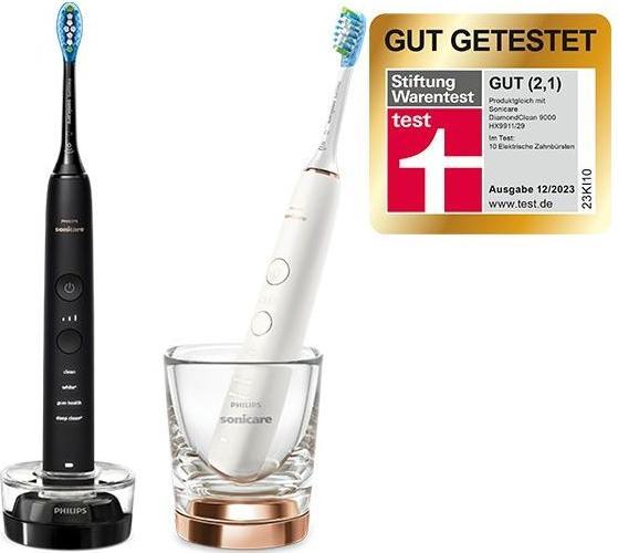 Produktbild Philips Sonicare DiamondClean 9000 Doppelpack (Schallzahnbürste)