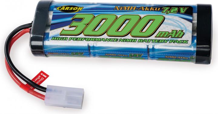 Produktbild Carson 7,2V/3000mAh NiMH Race Akku TAM (7.20 V, 3000 mAh)