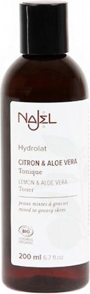 Najel Hydrolat Citron et Aloe Vera (Tonic, 200 ml)