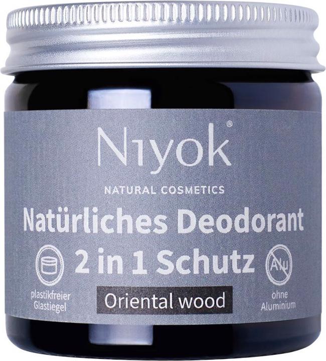 Actual product image Niyok Deodorant cream Oriental Wood (Crème, 40 ml)