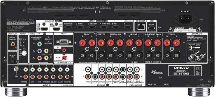 Immagine prodotto Onkyo TX-RZ50 (9.2 canali, FM, AM, DAB+)