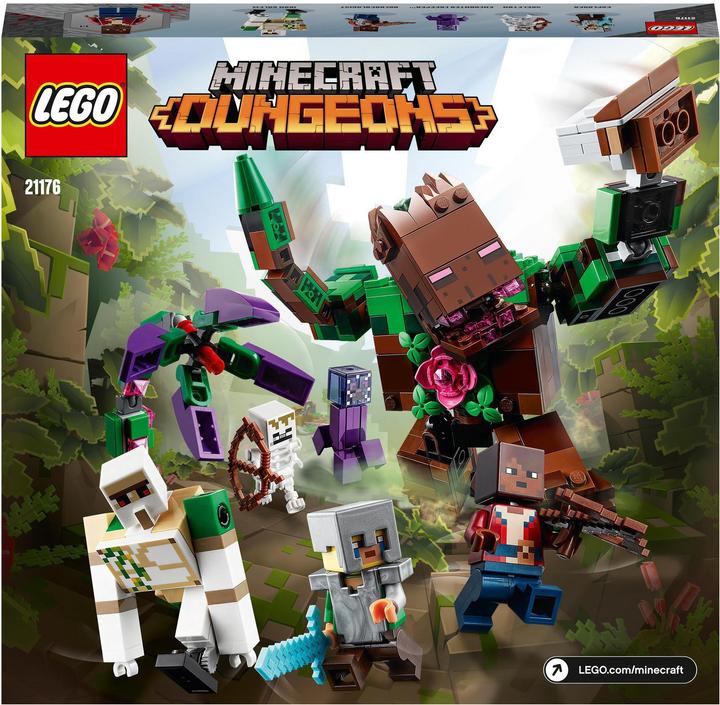 Actual product image LEGO Minecraft 21176 The Jungle Mayhem (21176, LEGO Minecraft)