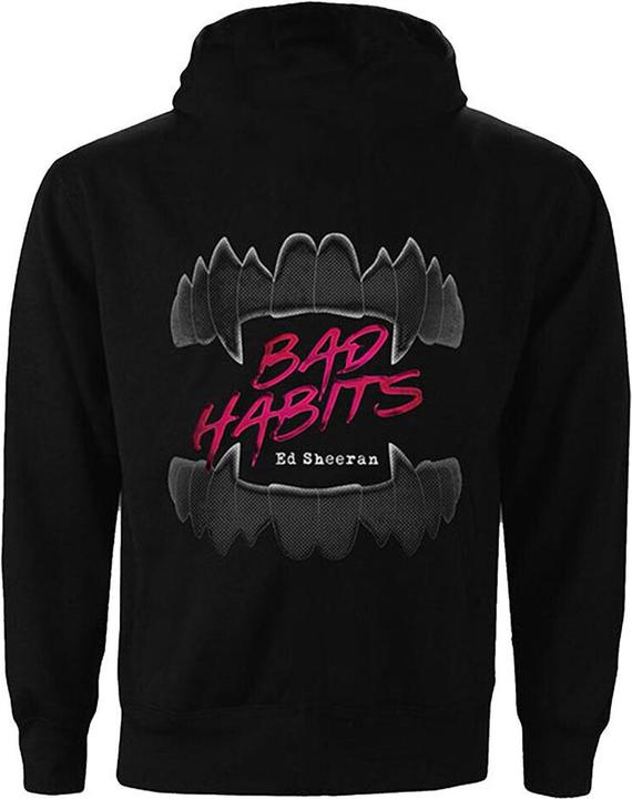 Actual product image Music Brand Unisex Adult Bad Habits Pullover Hoodie (XXL)