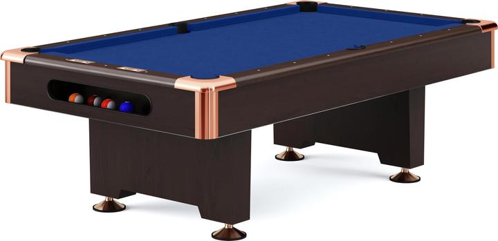 Actual product image Automaten Hoffmann Billiard table Club Pro III Walnut decor (254 x 127 cm)
