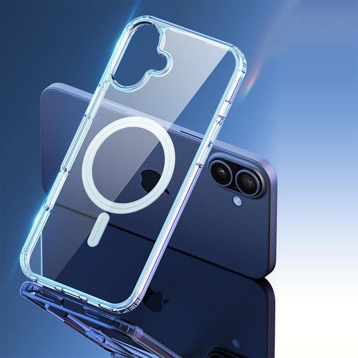 Image du produit PhoneLook Coque Gel transparent compatible MagSafe silicone TPU Super Clear (Apple iPhone 16 Plus)