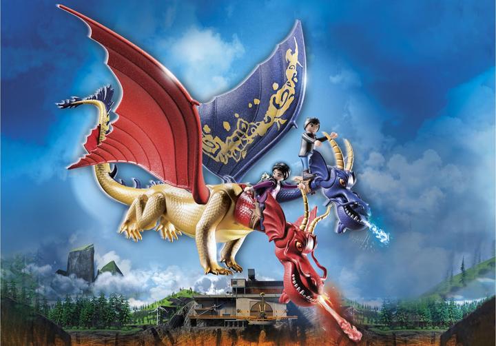 Actual product image Playmobil The Nine Realms - Wu & Wei with Jun (71080, Playmobil Dragons)