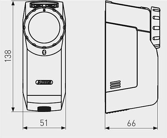 Produktbild Abus HomeTec Pro CFA3100 W BT Schlossantrieb (Smartphone)