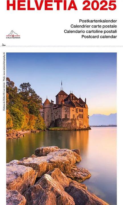 Immagine prodotto Calendario cartoline Helvetia 2025 (16,5 x 23 cm, Tedesco)