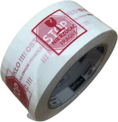 Actual product image Bestpak BSTech adhesive tape with print 48x100m "Careful glass" 6 pcs. (48 mm)