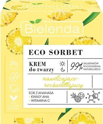Immagine prodotto Bielenda BIELENDA Eco Sorbet nawilżająco-rozświetlający krem do twarzy pineapple 50ml (Crema corpo, 50 ml)