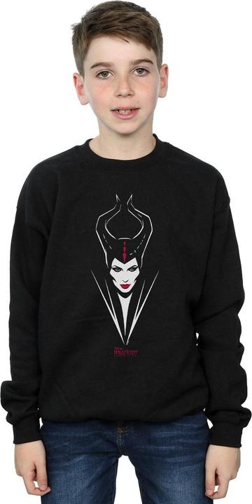 Actual product image Disney Boys Maleficent Mistress Of Evil Face Sweatshirt (152, 158)