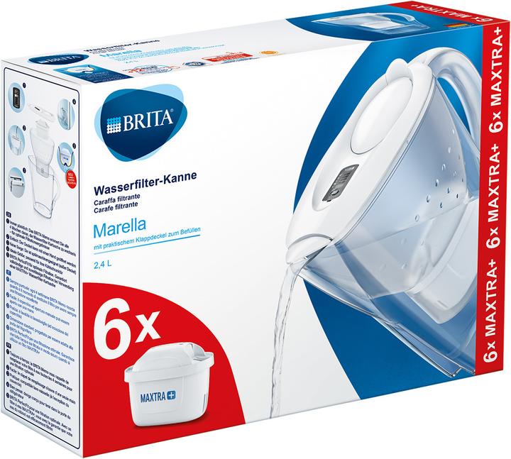 Actual product image Brita Marella + 6 Filterkartuschen