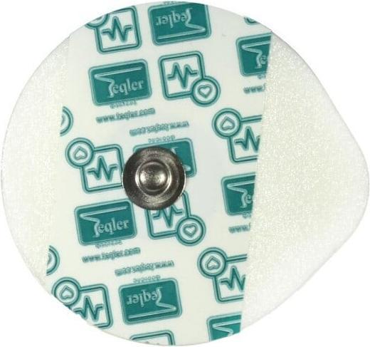 Actual product image Teqler Clinical ECG electrodes round 55mm