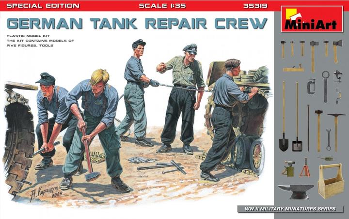 Actual product image Mini art German Tank Repair Crew.Special Edition