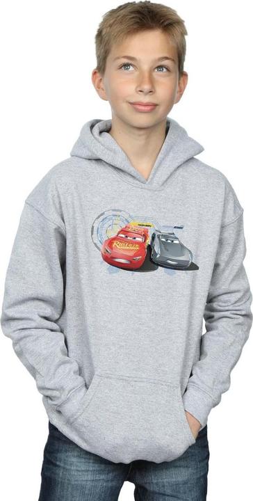 Immagine prodotto Disney Cars Lightning Vs Storm Felpa con Cappuccio Ragazzi (152, 158)