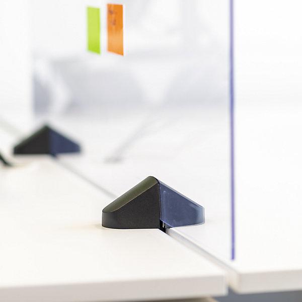 Actual product image smiT Desk partition for a double workplace, acrylic glass and polystyrene