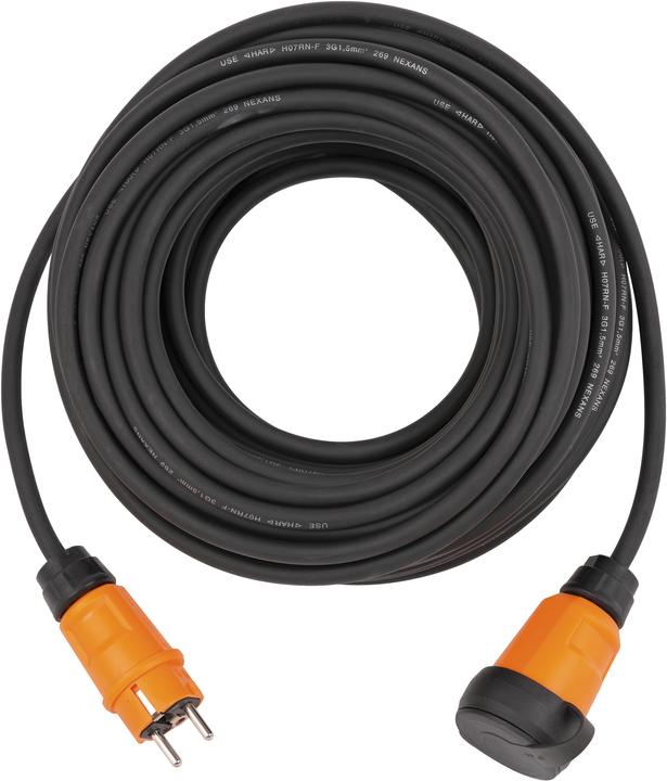 Produktbild Brennenstuhl Verlängerungskabel 16 A Orange, Schwarz 10 m (10 m, CEE 7/3)