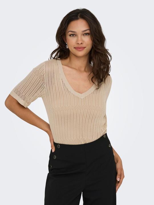 Produktbild JdY Knit Fit V-Ausschnitt Pullover Strickpullover (XL)