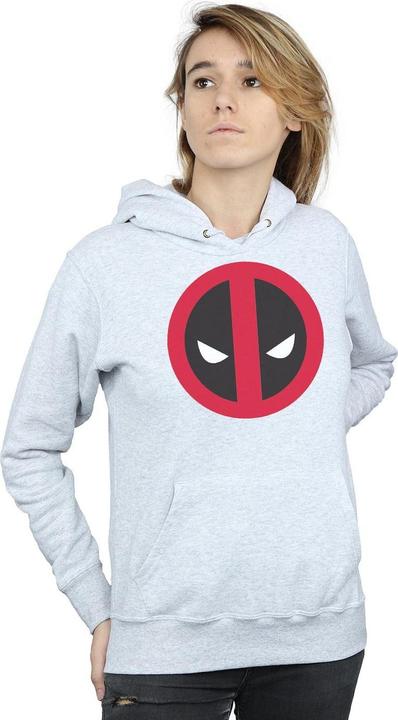 Actual product image Womens/Ladies Deadpool Large Clean Logo Hoodie (M)